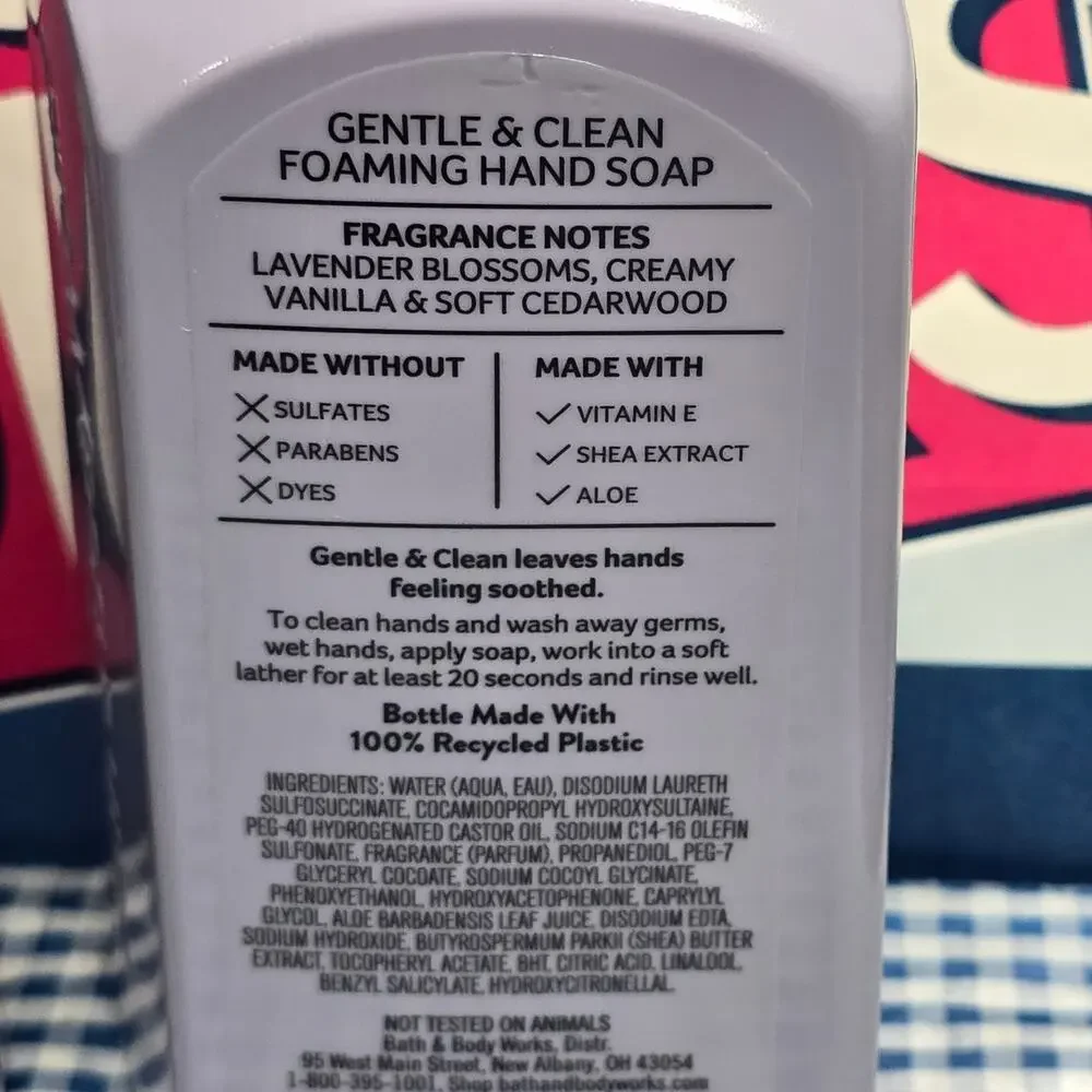 BBW Vanilla Ease Gentle & Clean Foaming Hand Soap 2 Pack